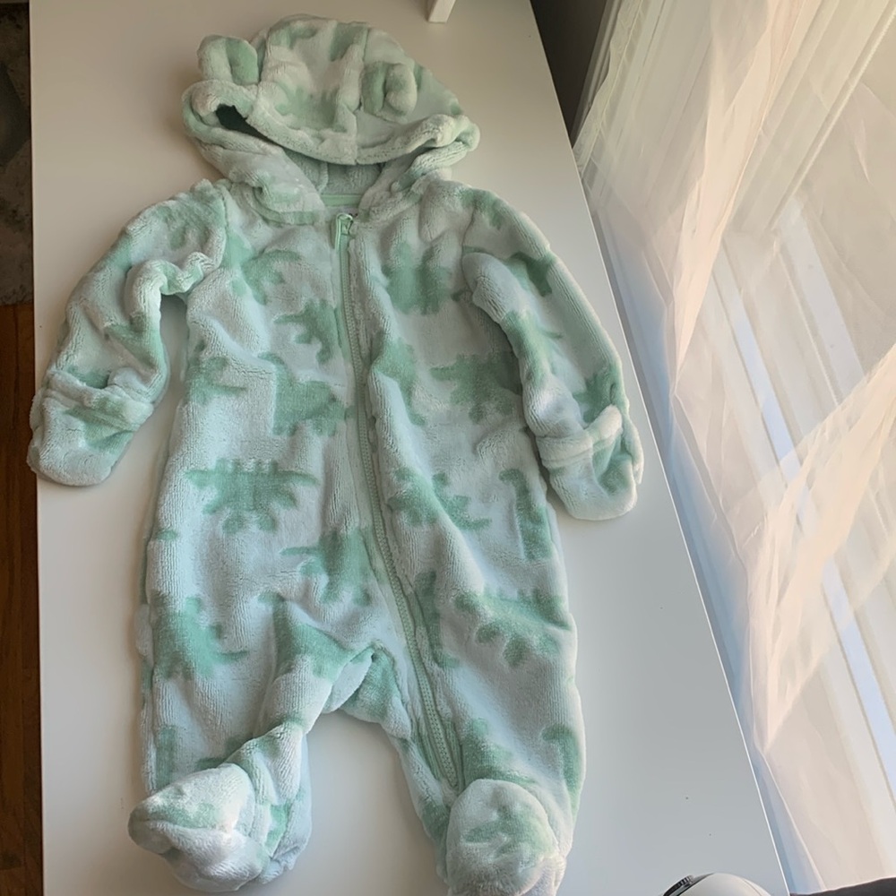 Mint green onesie